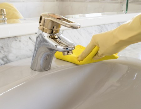 Deep upholstery cleaning process for a sofa